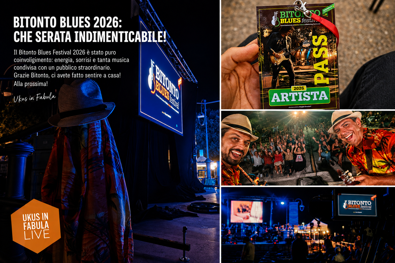 Ukus in Fabula Blues Night al Bitonto Blues Festival 2026